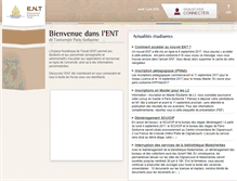 Tablet Screenshot of ent.paris-sorbonne.fr