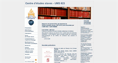 Desktop Screenshot of etudes-slaves.paris-sorbonne.fr