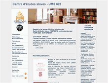 Tablet Screenshot of etudes-slaves.paris-sorbonne.fr